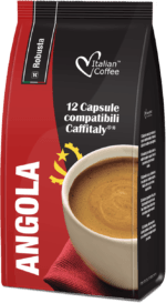 Angola - 100% Robusta kapsle pro Tchibo Cafissimo - 12 kapslí