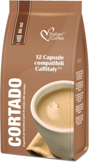 Caffè Macchiato Cortado kapsle pro Tchibo Cafissimo - 12 kapslí