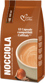 Caffè Nocciola (ochucená arašídová káva) kapsle Tchibo Cafissimo - 12 kapslí