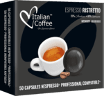 Italská káva Nepsresso Professional Ristretto 50 kapslí
