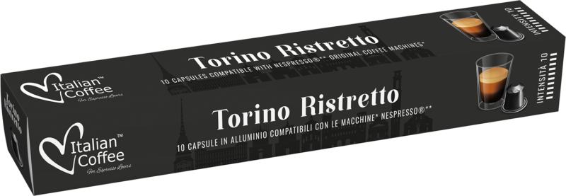 Torino Ristretto kapsułki aluminiowe do Nespresso - 10 kapsułek