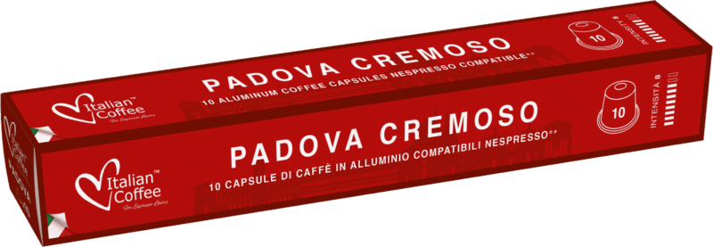 10 kapslí Nespresso Padova Cremoso