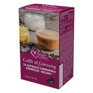 Caffè al Ginseng (káva se ženšenem) kapsle pro Cremesso Delizio - 16 kapslí