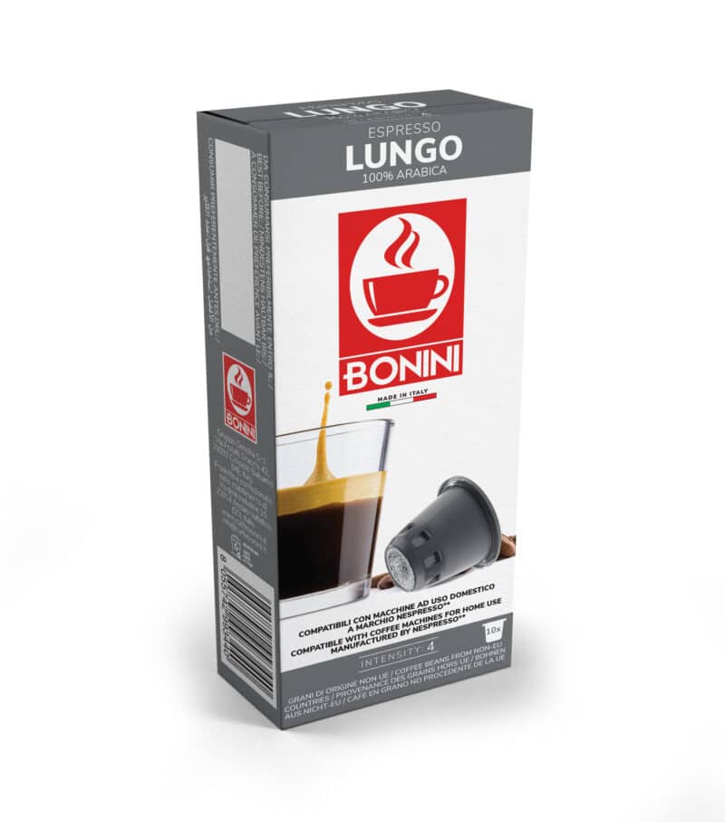 Bonini Lungo 100% Arabica - Nespresso kapsle - 10 kapslí