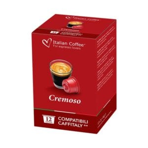 Cremoso Italské kávové kapsle pro Tchibo Cafissimo - 12 kapslí