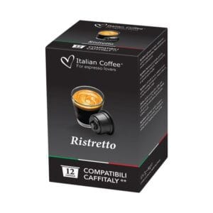 Ristretto Italské kávové kapsle pro Tchibo Cafissimo - 12 kapslí