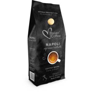 Kávová zrna Napoli Espresso Ristretto italská káva 1kg