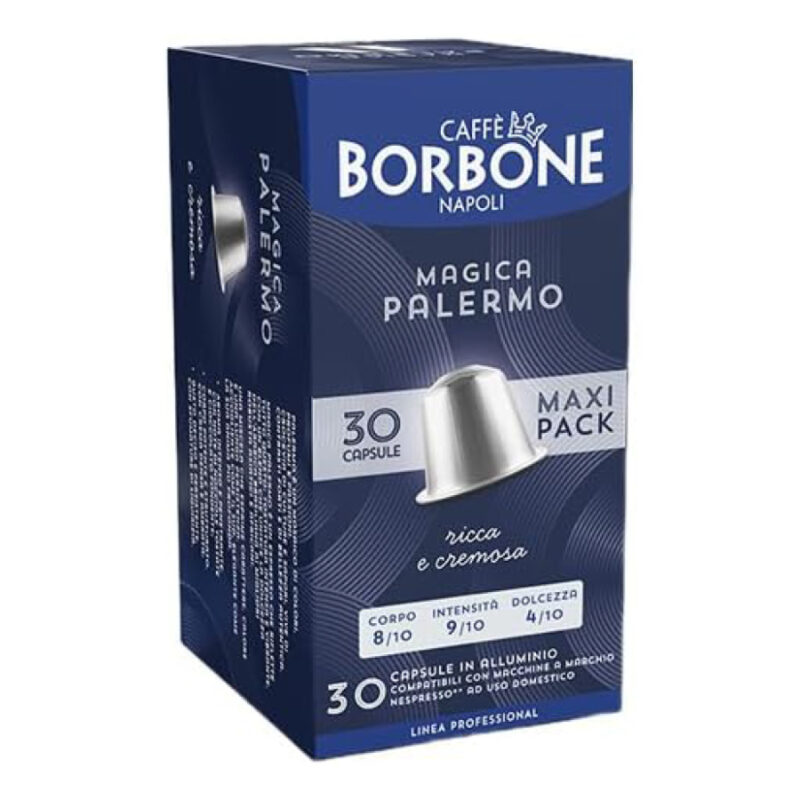 Hliníkové kapsle Borbone Magica Palermo na Nespresso - 30 kapslí