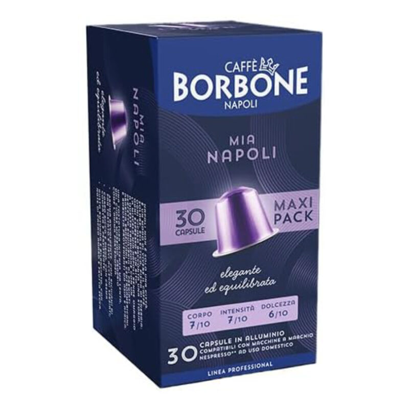 Hliníkové kapsle Borbone Mia Napoli pro Nespresso - 30 kapslí