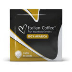 Tampočky Italian Coffee Gold Arabica ESE - 100 sáčků typu ESE 44mm