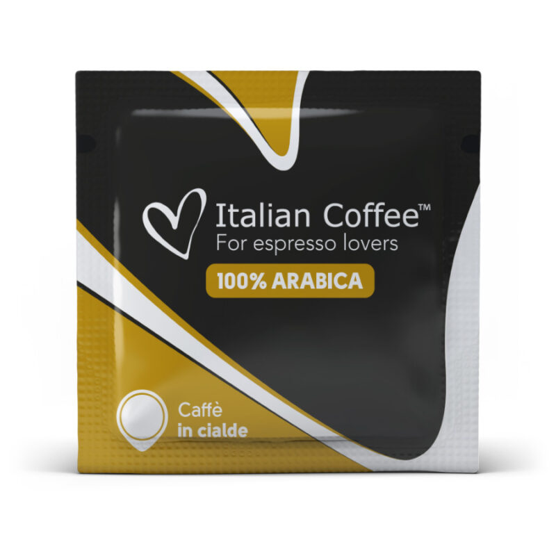 Tampočky Italian Coffee Gold Arabica ESE - 100 sáčků typu ESE 44mm