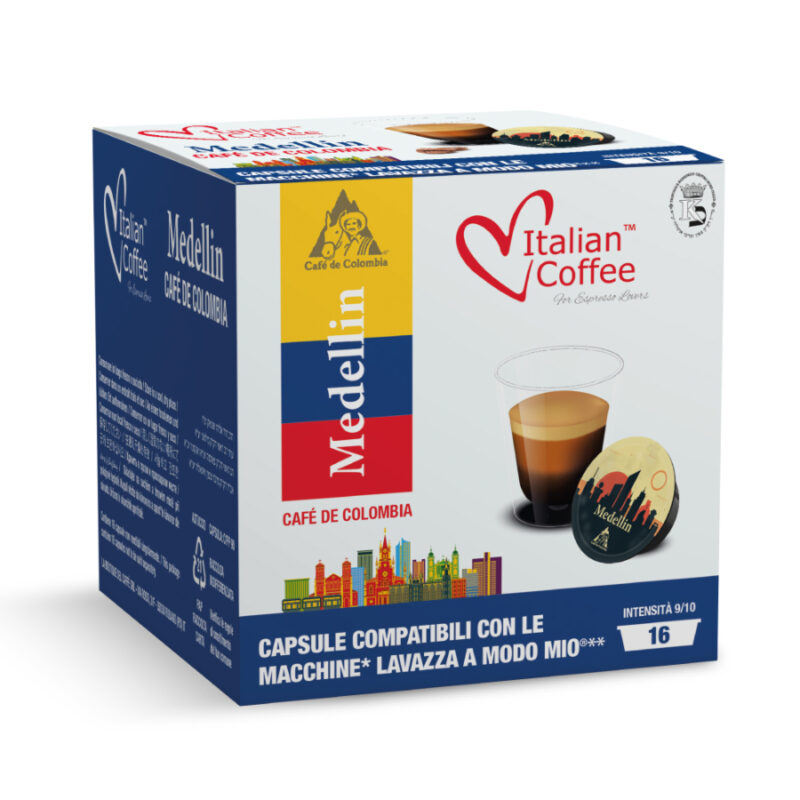 Medellin 100% kapsle Arabica pro Lavazza a Modo Mio - 16 kapslí