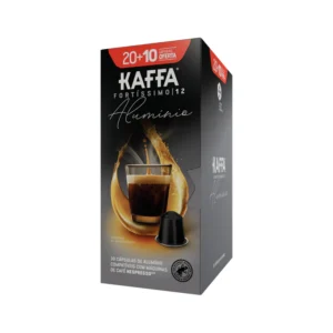 Hliníkové kapsle Kaffa Fortissimo pro Nespresso - 30 kapslí