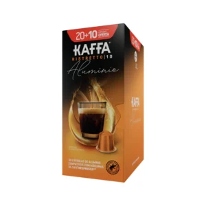 Hliníkové kapsle Kaffa Ristretto pro Nespresso - 30 kapslí